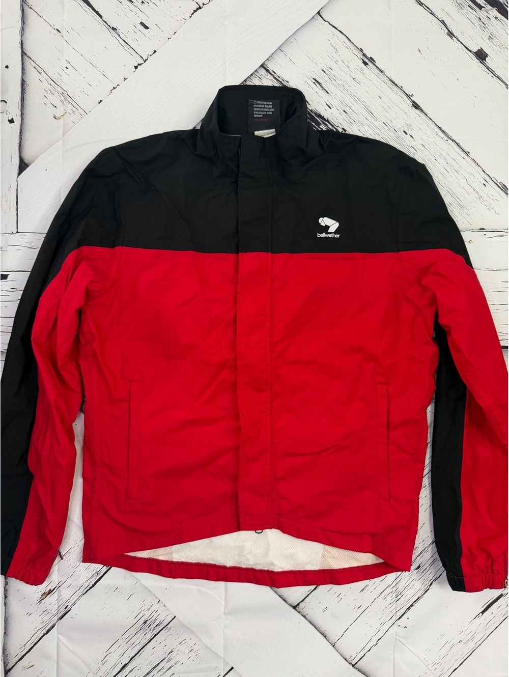 Bellwether Gore-Tex Waterproof Full Zip Cycling Jacket Black/Red Women M